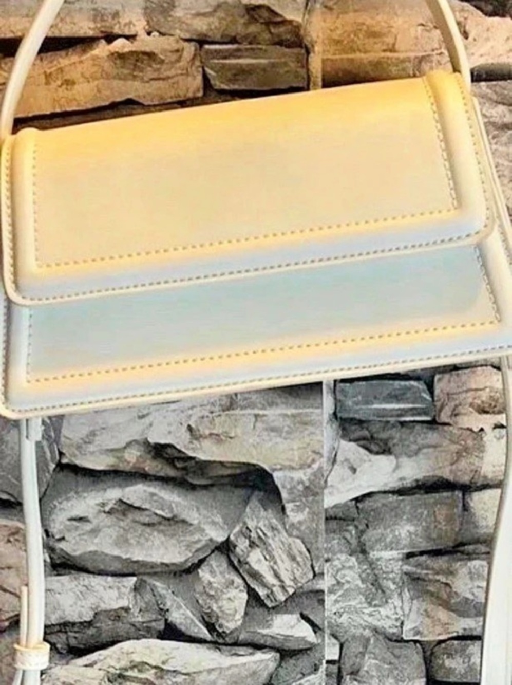 BCBGeneration Crossbody Bag in Yellow & White